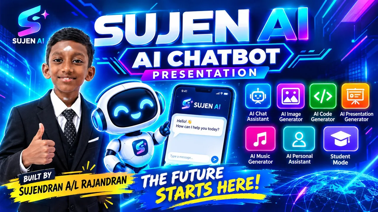 SUJEN AI CHATBOT, SMART AND FUTURISTIC CHATBOT